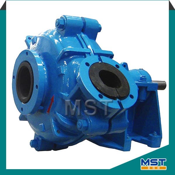 China rubber lined slurry pump